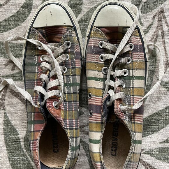 Plaid Converse Chuck Taylor All Star Low Top - Picture 1 of 3